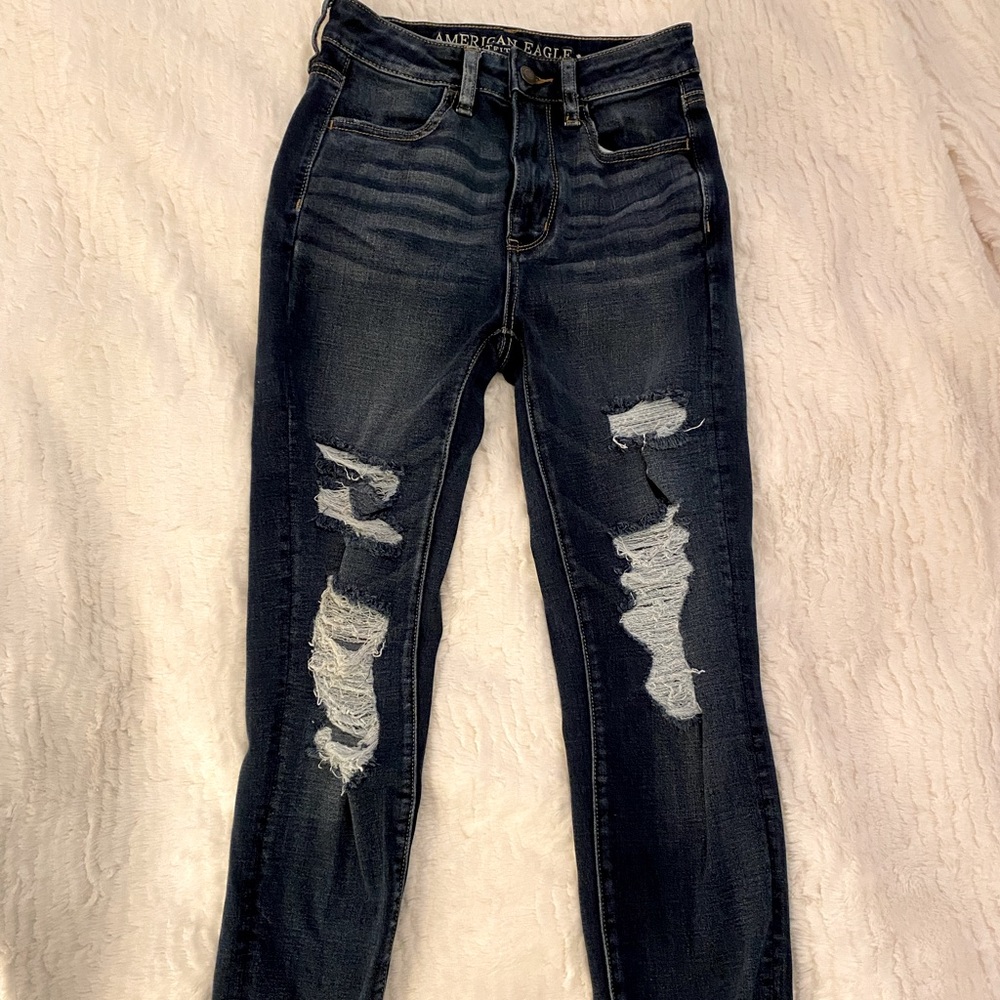 size 2 american eagle jeans